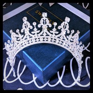 Silver Crystal Tiara